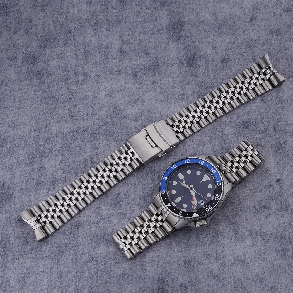 Seiko Watch 5 Sports - Carlywet 22mm Jubilee Strap for Seiko