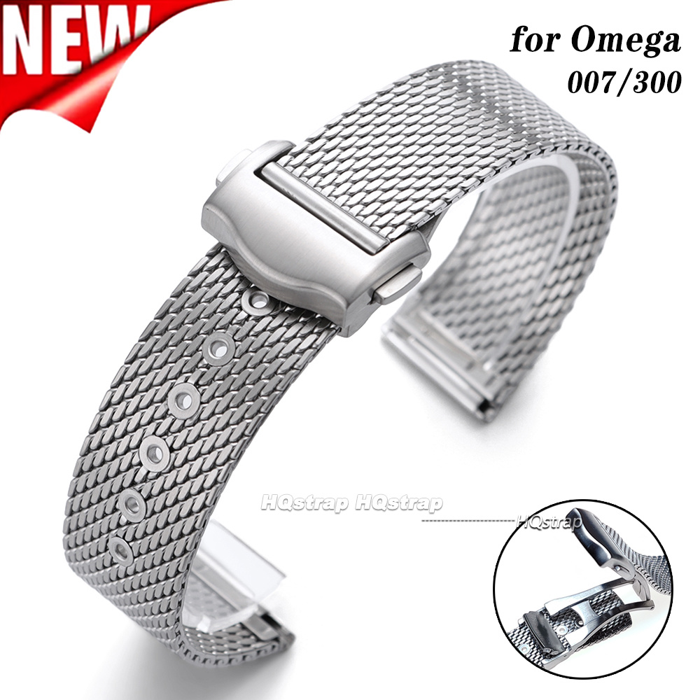 Omega Watch Seamaster - Stainless Steel Watch Strap 20mm For