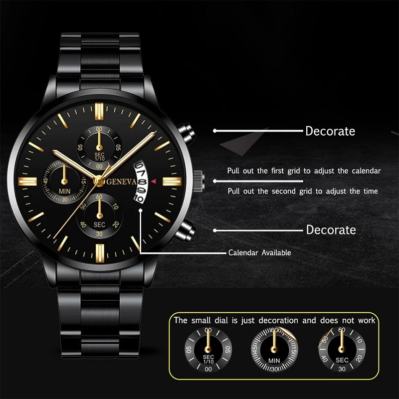 Fashion Men Black Stainless St - đánh giá và giá Seiko Watch 5 Sports