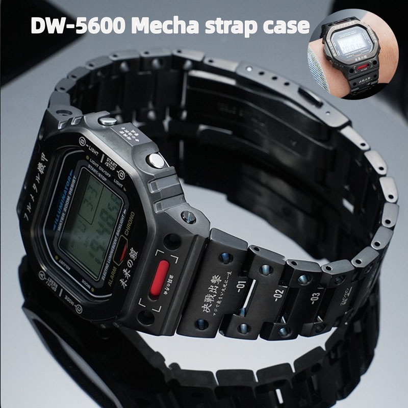 DW5600 MechWarrior Case+Strap  - đánh giá và giá Casio Watch G-Shock Dw-5600