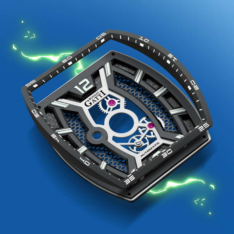 BONEST GATTI Germany Automatic - đánh giá và giá Rubber Strap Diver