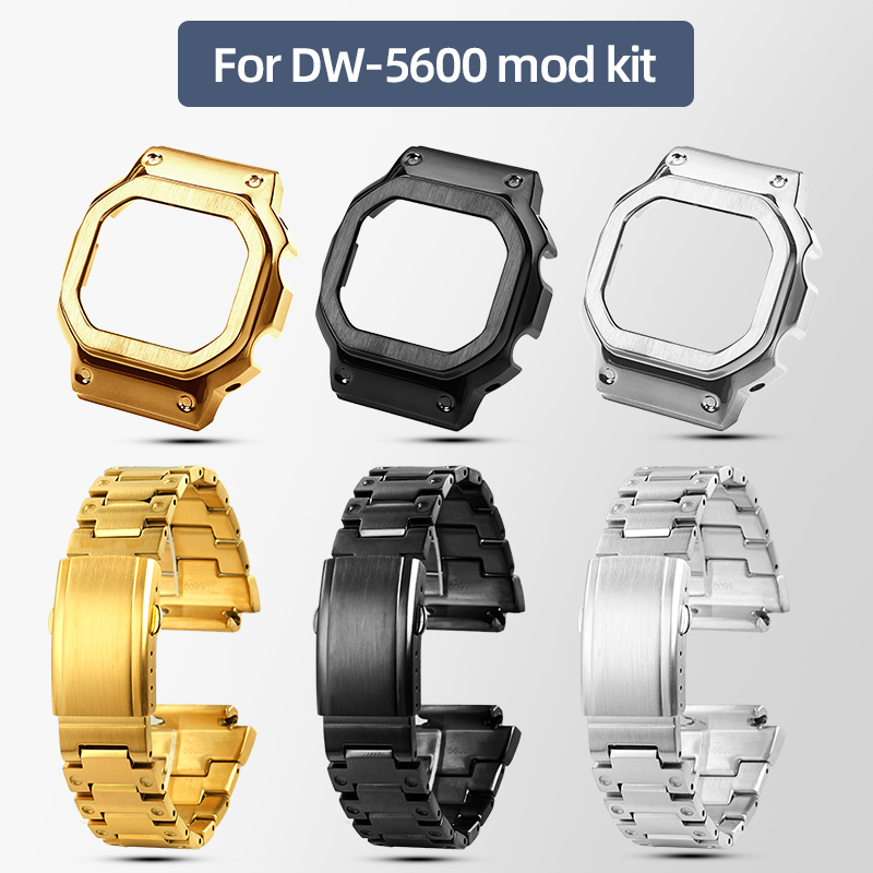 Metal Watch Case Strap Mod Kit - đánh giá và giá Casio Watch G-Shock Dw-5600