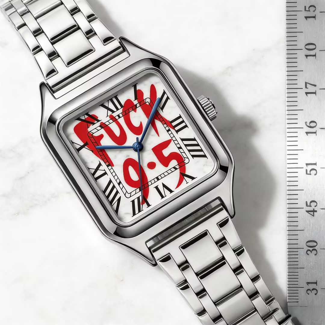 FUCK9.5 Stainless Steel Alloy  - đánh giá và giá Cartier Watch Santos