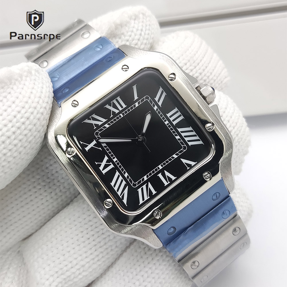 Men's Watches Square Case New  - đánh giá và giá Cartier Watch Santos