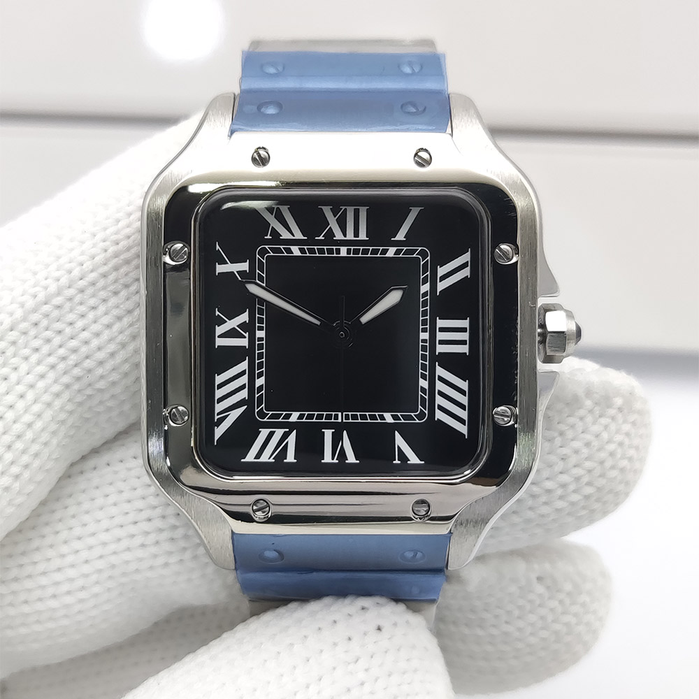 Men's Watches Square Case New  - đánh giá và giá Cartier Watch Santos
