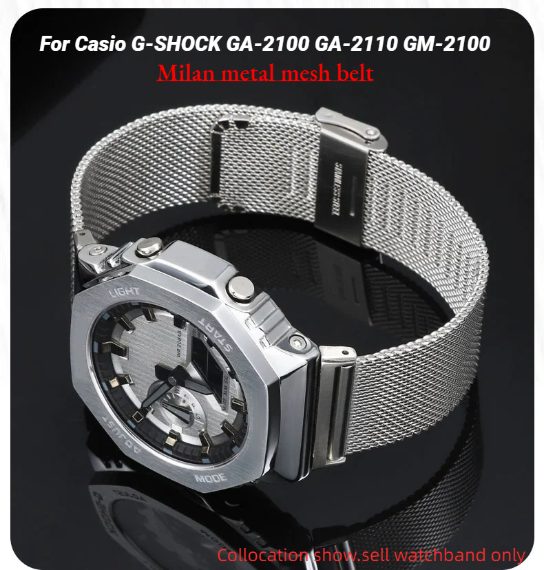 Milan metal mesh belt For Casi - đánh giá và giá Casio Watch G-Shock Dw-5600